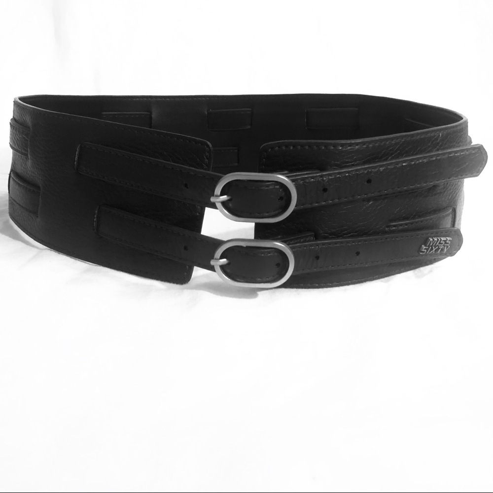 VINTAGE MISS SIXTY - PU Navy Belt 🔥